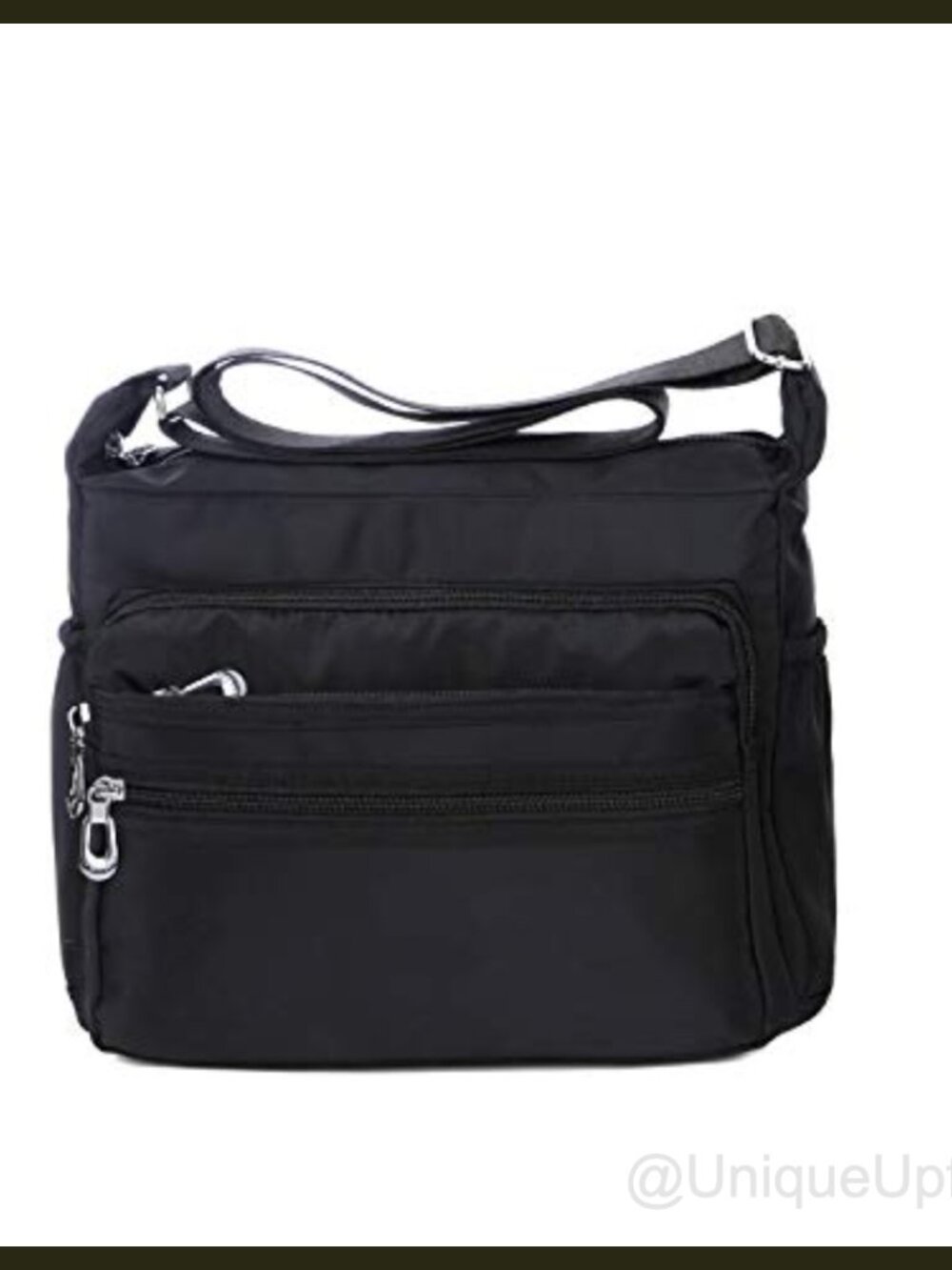Waterproof Nylon Crossbody Bag Multi Pocket Shoulder Purse Travel